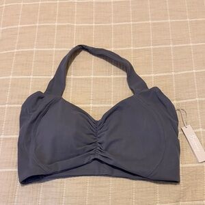 NWT BuffBunny Scrunch Poshknit Sports Bra in Anchor